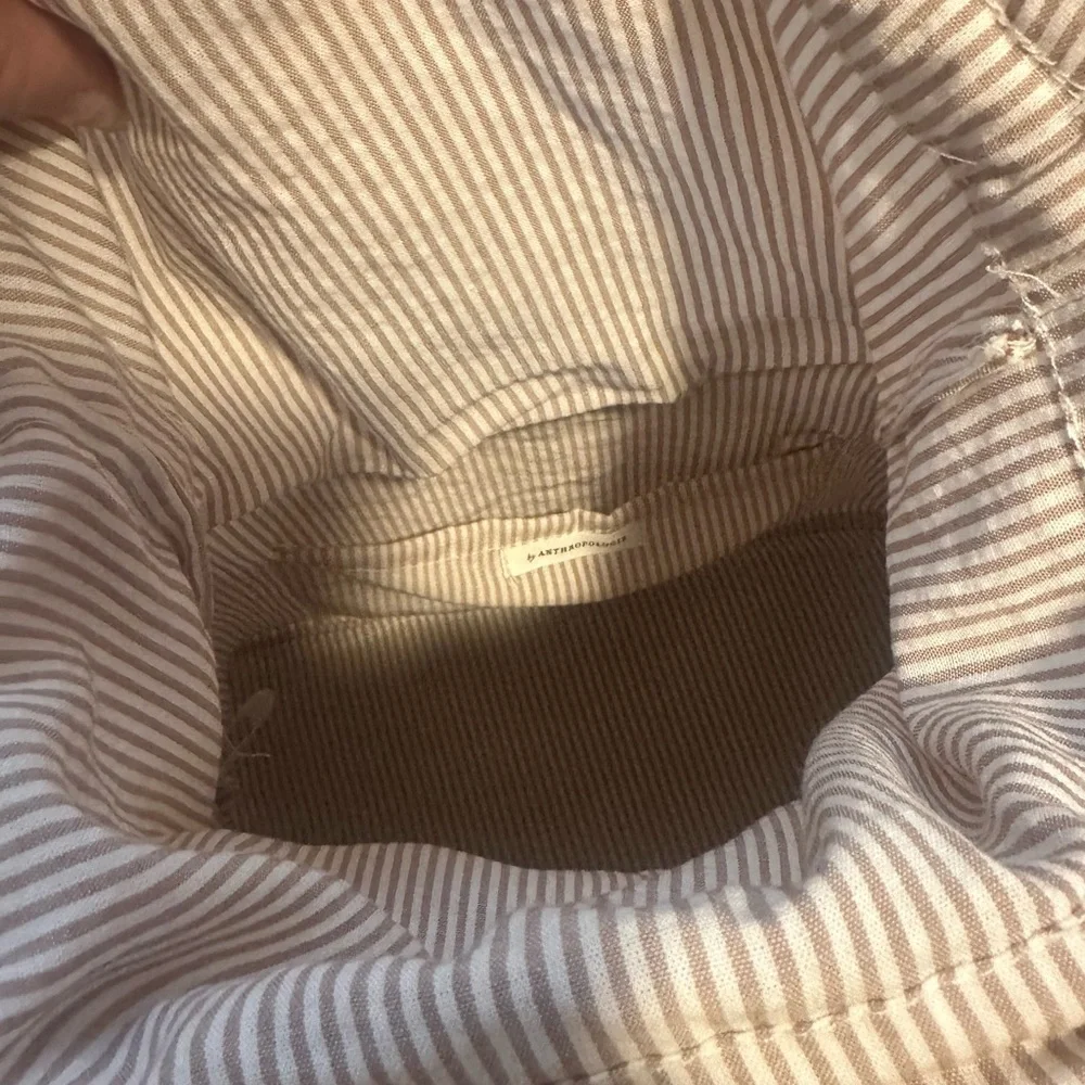 Anthropologie Brown Woven Tote - Picture 3 of 4